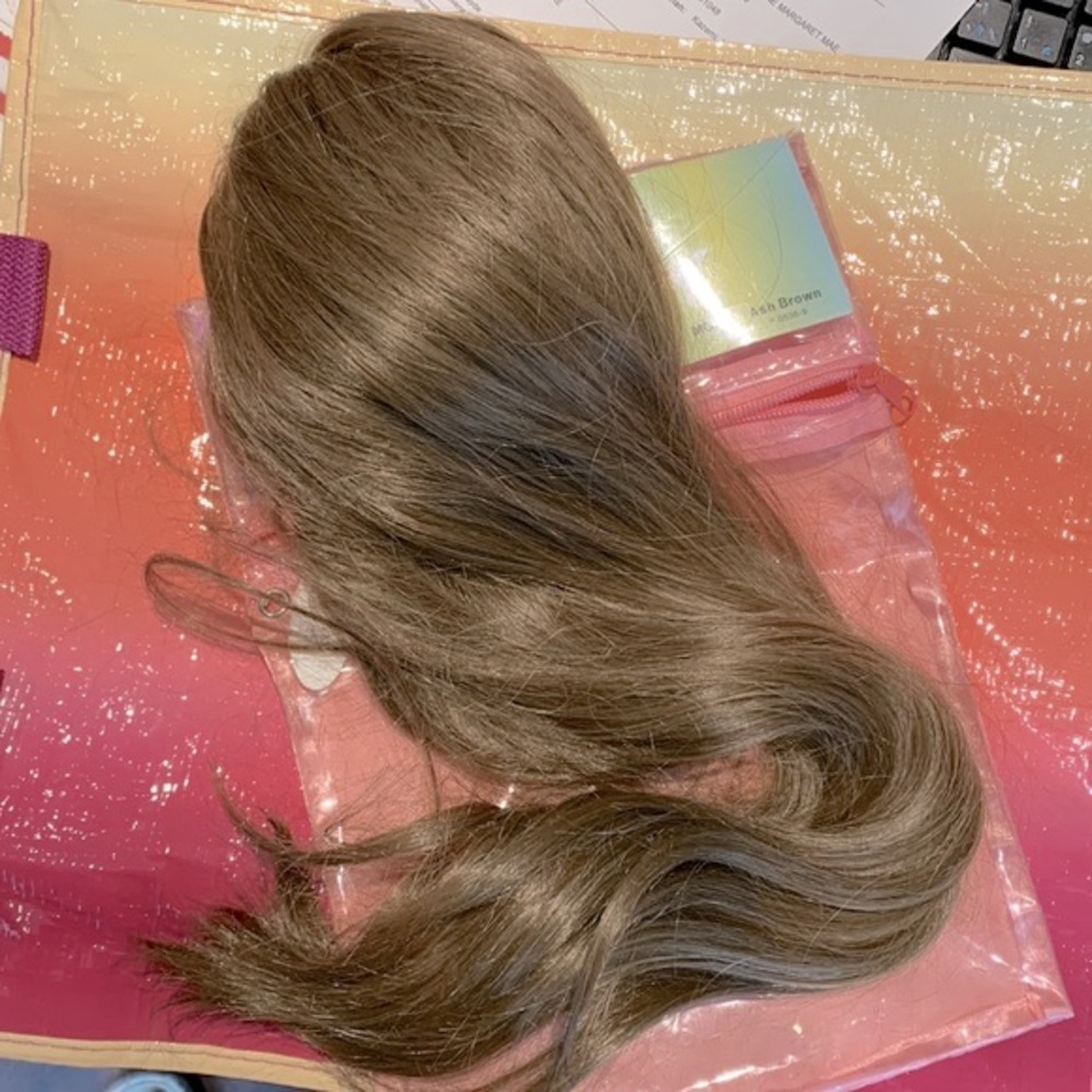 Insert Name Here INH Molly Ponytail in Ash Brown